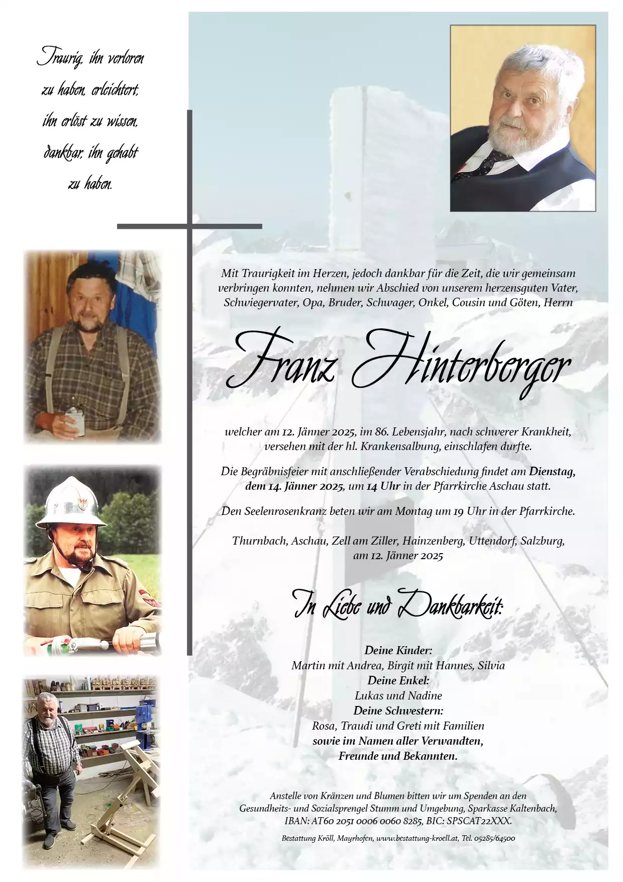 Parte von Franz Hinterberger